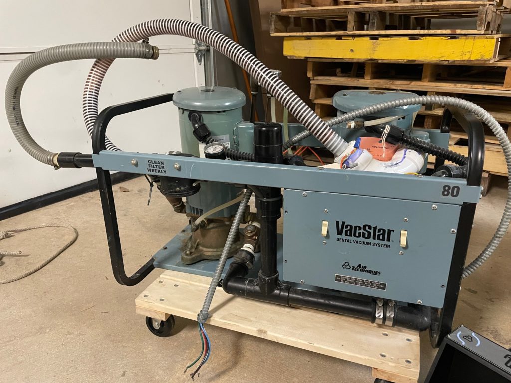 Air Techniques VacStar 80H Dental Vacuum 2 x 2hp Motors Diversified