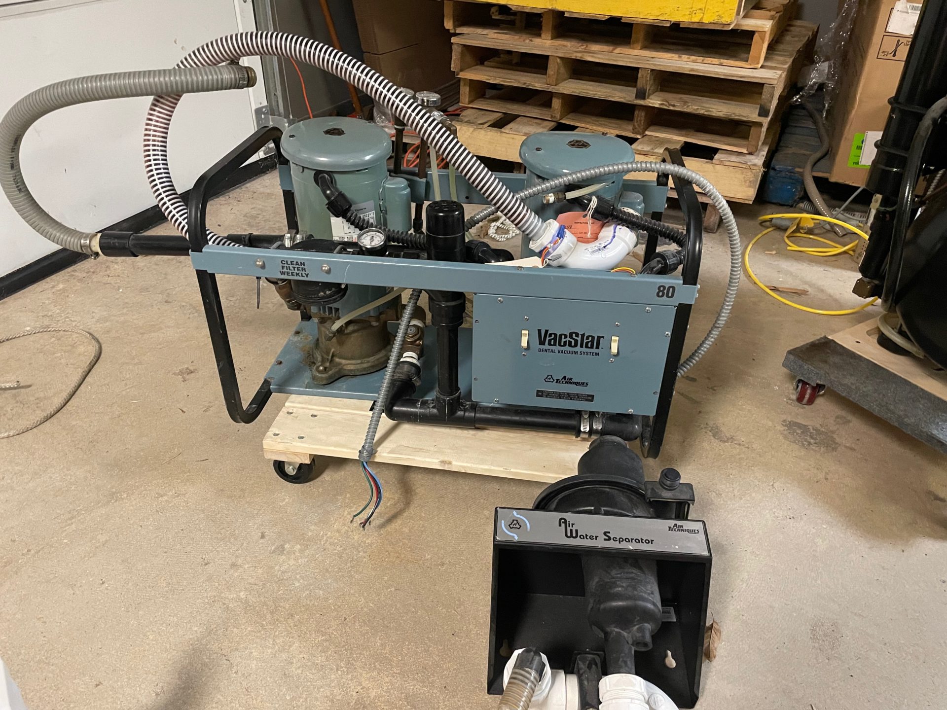 Air Techniques VacStar 80H Dental Vacuum 2 x 2hp Motors Diversified